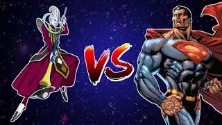 Cosmic Armor Superman VS Whis | Dragon Ball Super Universe VS DC Universe
