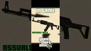 Evolution of Weapons in GTA V vs REAL LIFE