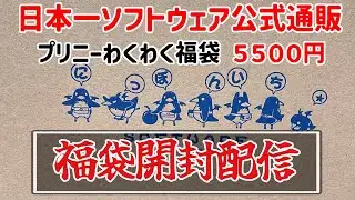 【開封配信】日本一ソフトウェア公式福袋5500円を開封！