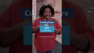Earn $25 for your annual flu shot with CountyCare. Reward yourself and stay healthy!