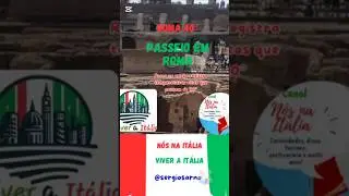 Roma 40&deg;. Passeio em Roma com temperaturas altas no ver&atilde;o. #italia #brasileirosnaitalia #tour #roma