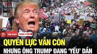 🔴Nước Mỹ 24H: Quyền lực vẫn trong tay, nhưng ông Trump đang mất dần điều nguy hiểm hơn