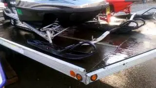2003 sled bed 4 place trailer