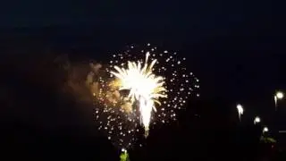 A Firework Show In A Blur