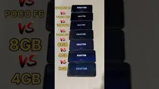 POCO X6 PRO😈 Vs iPHONE 15 PRO💀Vs POCO F6 PRO😱 VsiQOO 12Vs 8GBvs4GBVs-PUBG TEST #pocox6pro #iPhone