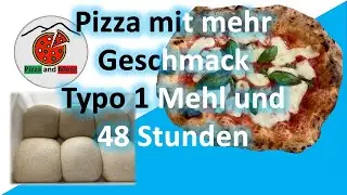 Pizza aus Typo 1 Mehl - ges&uuml;nder und mehr Geschmack