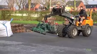 Straatwerk bij de 