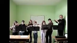 Gervaise: 'Fanfare Allemande'  (flute ensemble).