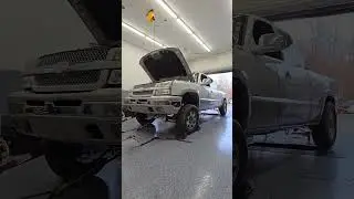 2004 Silverado with a #tsp #chopacabra cam and stock manifolds to straight pipes