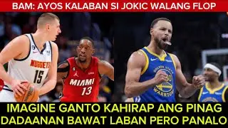 Ganito ka hirap ang ginagawa ni Steph bawat laban grabe. Bam gustong kalaban ni Jokic no flop daw