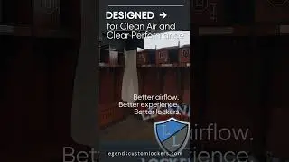 Designed for Clean Air and Clear Performance: Better airflow. Better experience. Better lockers.