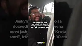 Jaskyniari pri objave novej jaskyne #shorts