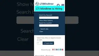 LTI Mindtree  Recruitment 2022 | Package ₹3.6 Lakhs | Freshers Eligible | Latest Jobs 2022 #shorts