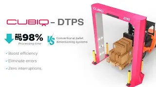 CubiQ DTPS | In-Motion Pallet Dimensioning in 2 Seconds with 99% Accuracy