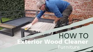 How to clean your outdoor wooden, teak furniture with the Exterior Wood Cleaner | Rubio Monocoat