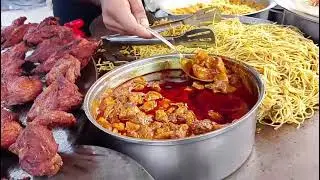 chicken chap fry or Yamey chicken noddles is best food Street food #streetfood #desichickenfry #food