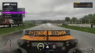 F1 25 Lando Norris McLaren | Italy Grand Prix | Racing In Rainy Weather - F1 25 Gameplay.