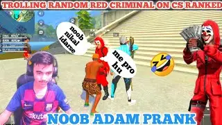 TROLLING RANDOM RED CRIMINAL🤣 NOOB ADAM PRANK ON RED CRIMINAL😱 THEY CALL ME HACKER😱