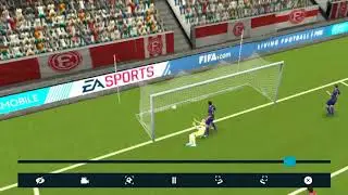 How to score a goal from corner (Direct Goal) FIFA MOBILE