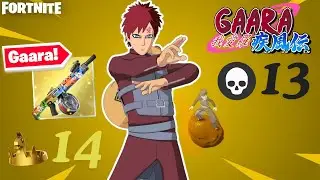 I Played Fortnite with GAARA from Naruto... (ZERO BUILD) | 👑 14