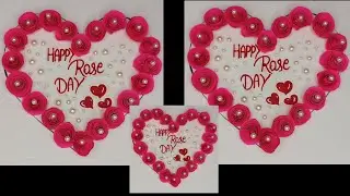 Happy rose day greeting card making ideas !! Rose day greeting card banana kaa tarika