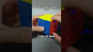 Cube on beat | Chess (super slowed) - joyful #chess#cubeonbeat#rubikscube#music#slowed#beats#song