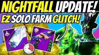 HUGE Nightfall UPDATE GLITCH! New SUNLESS CELL, SOLO Grandmaster FARM & Eververse! Destiny 2 Heresy