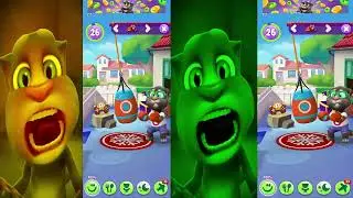 TALKING TOM VS MY TALKING TOM 2 FUNNY MOVEMENT COLORS - CARTOON FUNNY - GAMEPLAY Android IOS  #12