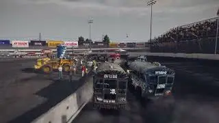 WRECKFEST | BUS BATTLE | EXTREME OVAL RACEWAY CIRCUIT | BANGER RACING