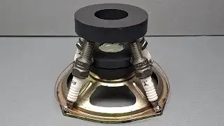 Powerful Free Electricity Energy With Speaker Gear & Spark Plug | You Will Be Shocked