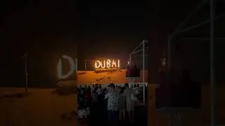 Dubai Desert Safari 4k ultra HD Video fire Show