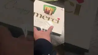 MERCI🍫Crispy Selection😋 #mercichocolate #yummy  #merci #chocolate  #shorts #belgianchocolate