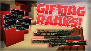 Gifting people RANKS in Hypixel Bedwars! #2