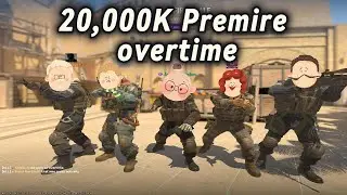 CS2 gameplay no commentary 20k premier overtime