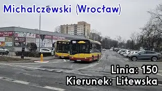 [🇵🇱PL] TIMELAPSE: Michalczewski (Wrocław) - Linia: [🚍150]