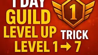 Guild Level 1 to 7 in Just 1 Day 😱 | Free Fire Tips 2025 