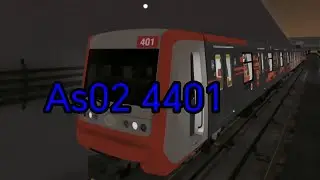 nueva linea 4A del metro de santiago roblox as02 4401