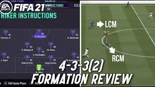 FIFA 21 BEST FORMATION (4-3-3(2)) TUTORIAL - Best Custom Tactics & Instructions & More!!