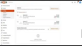 Como fazer um produto configur&aacute;vel na plataforma da CaZco Commerce.AI