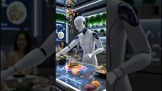 Futuristic Kitchen | Robot Cooking Up a Storm! #cookingrobot
