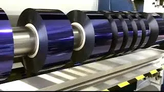 Hot stamp foil rolls slitting equipment