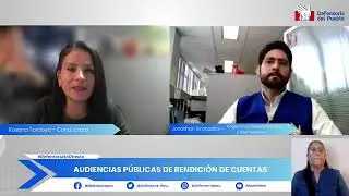 #DefensoríaEnDirecto Audiencias públicas de #RendiciónDeCuentas