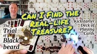 Can I find the hidden treasure?! The Trial of Blackbeard Playing Cards - Kickstarter card pack