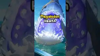 Значения здоровья древнего мегалодона #мореворов