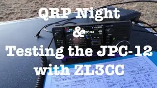 I try the QRP night competition and try the impossible with the JPC-12