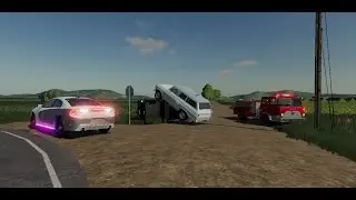 Volunteer Firefighter Responds To A Car Crash! | FS19 | Roleplay