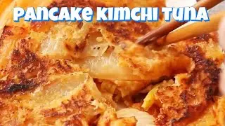 Resep pancake kimchi tuna cara masak gampang