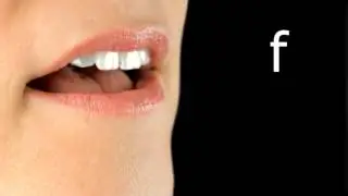 Letter F with Mouth Movement With Word