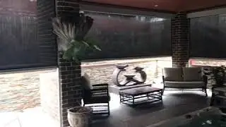 Ziptrak Cafe Blinds, Motorised Outdoor Track Guided System | Alfresco Blinds Co