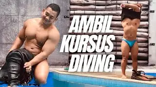 Pertama Kali Kursus Diving dan Menyelam di Kolam Renang - Part 1